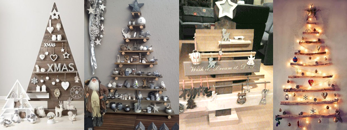 Houten kerstboom