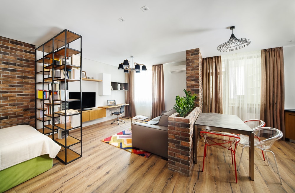 studio inrichten voor wonen en slapen
